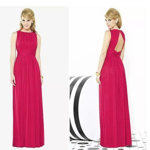 After Six size 6, honeysuckle, chiffon dress